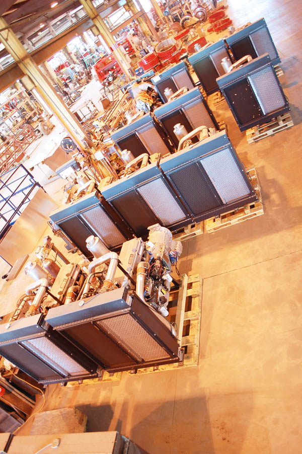 Replacement oil rig engines Detroit and Caterpillar CAT diesel zero hour engines on hand